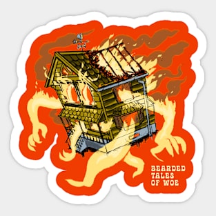 Living House Fire Sticker